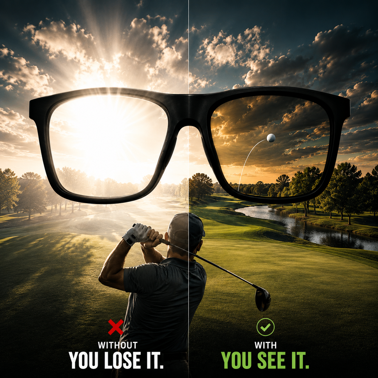 Fairsight Pro™: Zero-Glare Golf Sunglasses